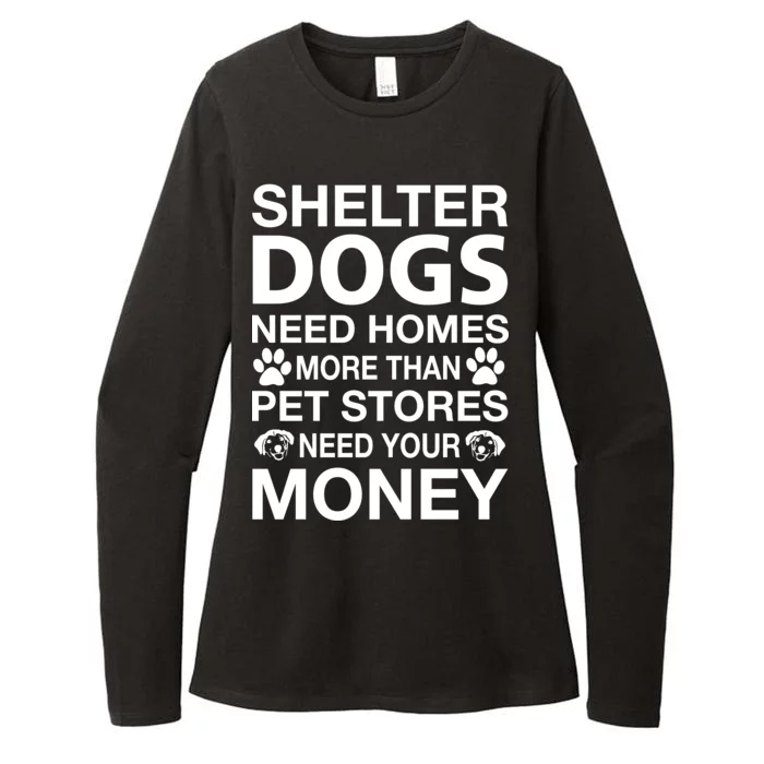 Shelter Dogs Need Homes Womens CVC Long Sleeve Shirt