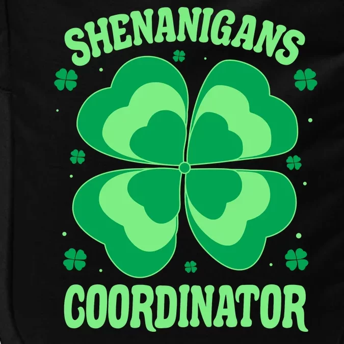 Shenanigan Coordinator Shamrock Clover Impact Tech Backpack