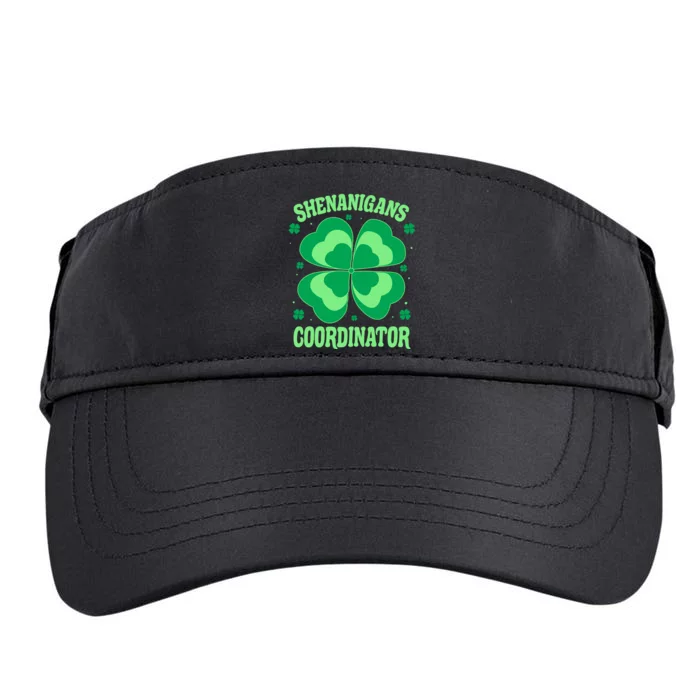 Shenanigan Coordinator Shamrock Clover Adult Drive Performance Visor