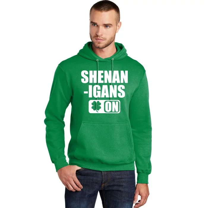 Shenanigans On Drink Mode St. Patrick's Day Clover Tall Hoodie