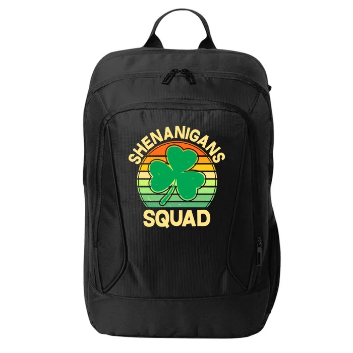 Shenanigans Squad Shamrock St Patricks Day City Backpack