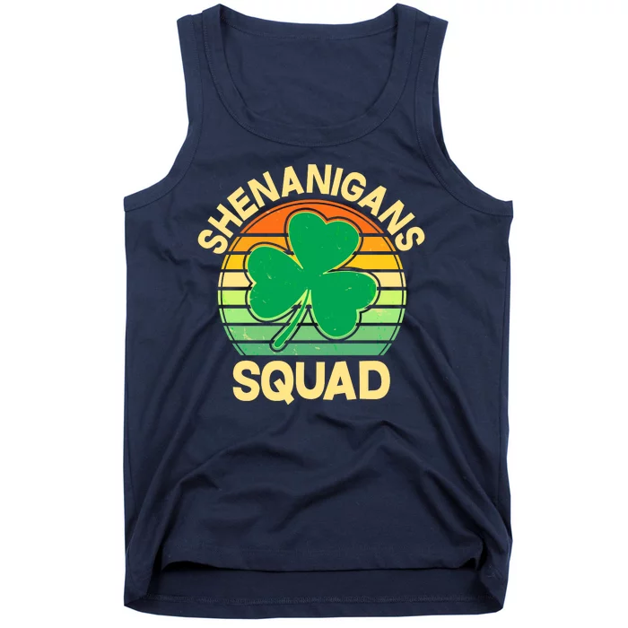 Shenanigans Squad Shamrock St Patricks Day Tank Top