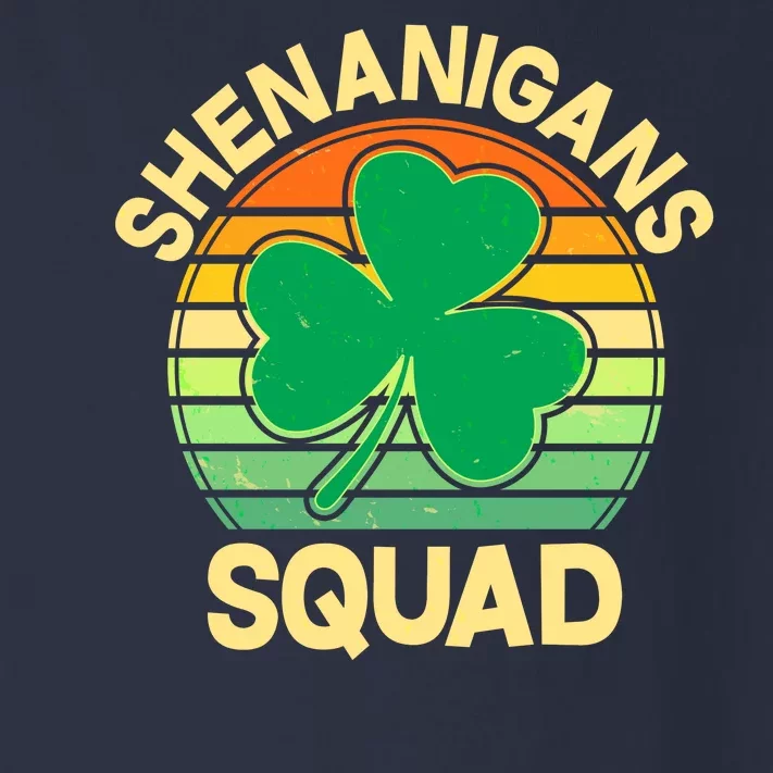 Shenanigans Squad Shamrock St Patricks Day Toddler Long Sleeve Shirt