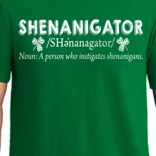 Shenanigator A Person Who Instigates Shenanigans Pajama Set