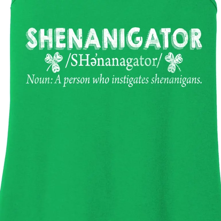 Shenanigator A Person Who Instigates Shenanigans Ladies Essential Tank