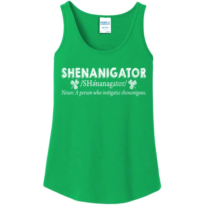 Shenanigator A Person Who Instigates Shenanigans Ladies Essential Tank