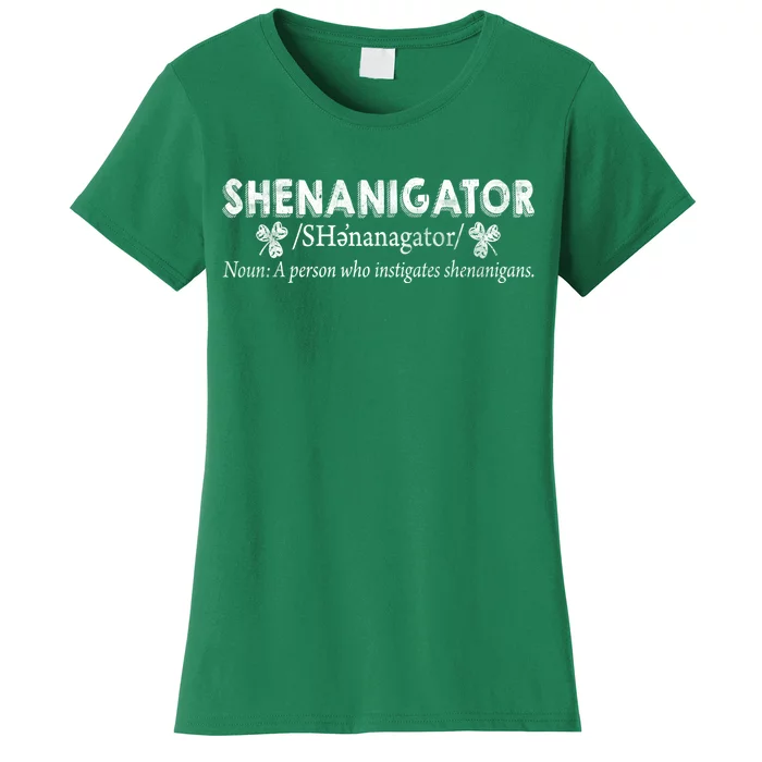 Shenanigator A Person Who Instigates Shenanigans Women's T-Shirt