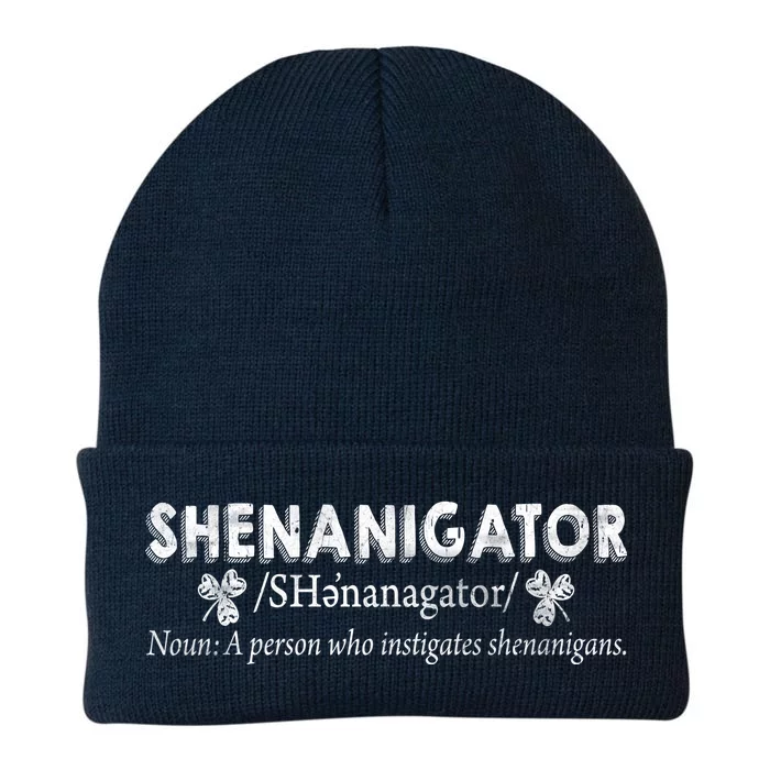 Shenanigator A Person Who Instigates Shenanigans Knit Cap Winter Beanie