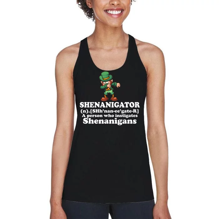 Shenanigator Definition Women's Racerback Tank