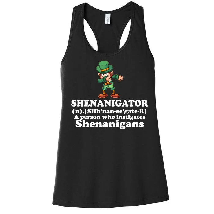 Shenanigator Definition Women's Racerback Tank