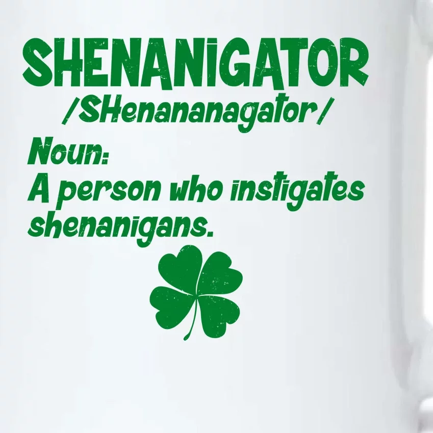 Shenanigator Definition Person Instigates Shenanigans Black Color Changing Mug