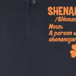 Shenanigator Definition Person Instigates Shenanigans Softstyle Adult Sport Polo