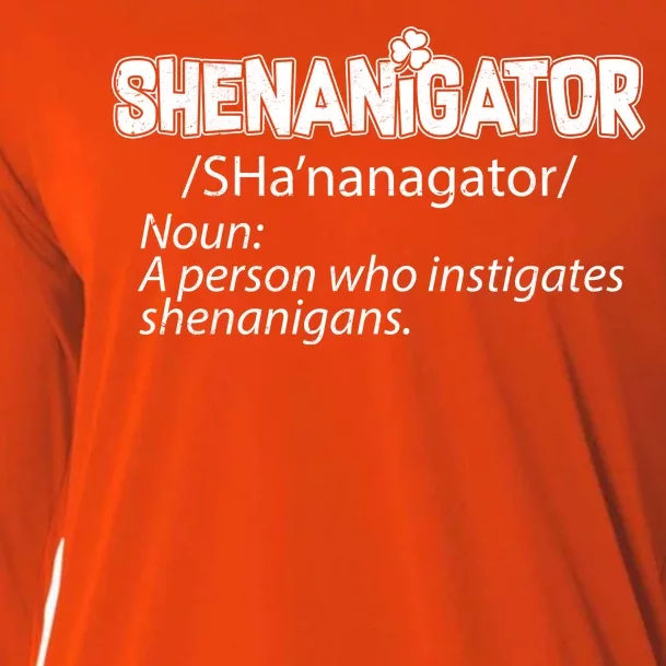 Shenanigator Funny St. Patrick's Day Cooling Performance Long Sleeve Crew