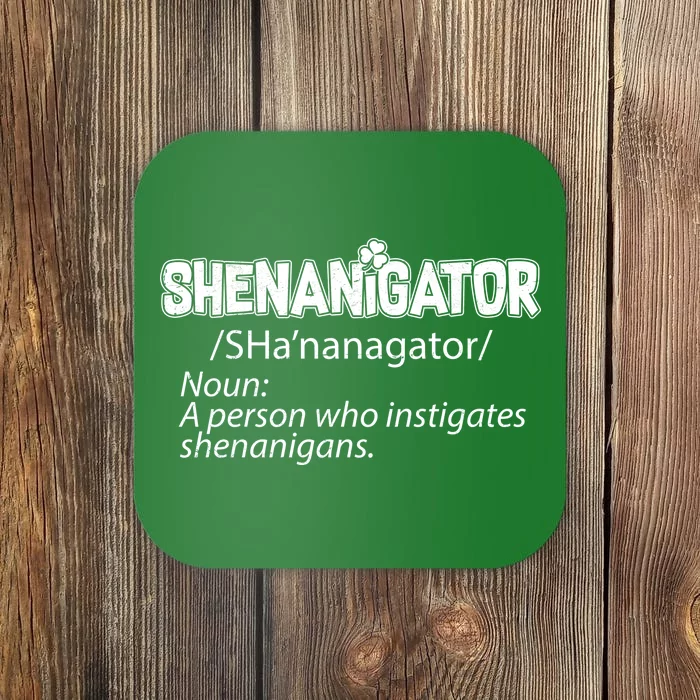 Shenanigator Funny St. Patrick's Day Coaster