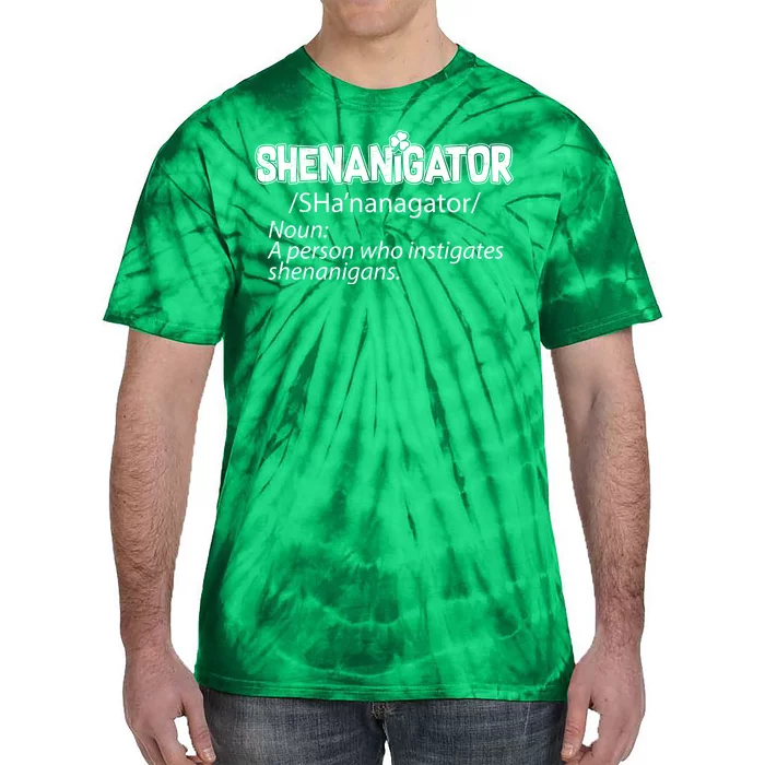 Shenanigator Funny St. Patrick's Day Tie-Dye T-Shirt