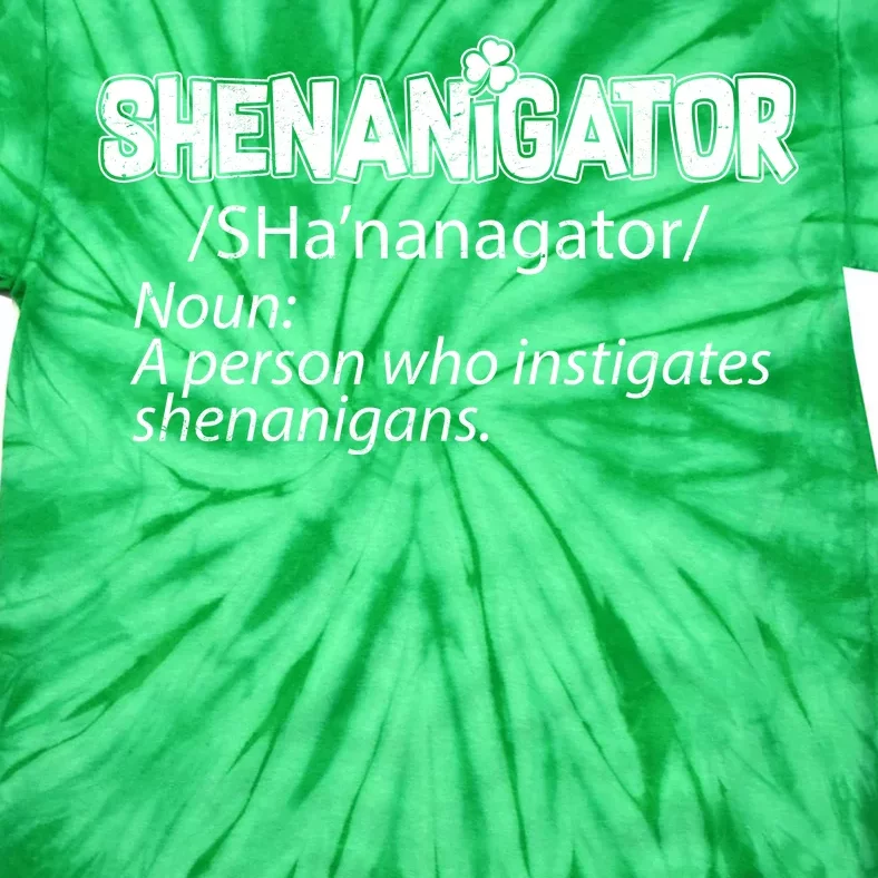 Shenanigator Funny St. Patrick's Day Tie-Dye T-Shirt