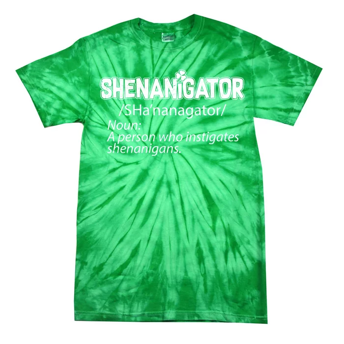 Shenanigator Funny St. Patrick's Day Tie-Dye T-Shirt