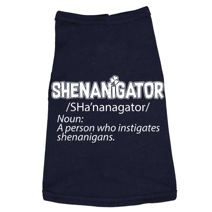 Shenanigator Funny St. Patrick's Day Doggie Tank