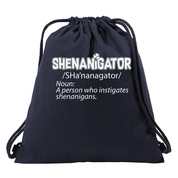 Shenanigator Funny St. Patrick's Day Drawstring Bag