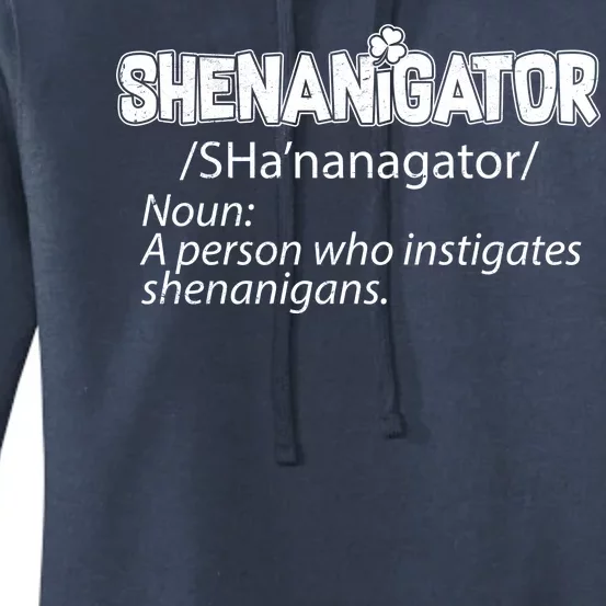 Shenanigator Funny St. Patrick's Day Women's Pullover Hoodie