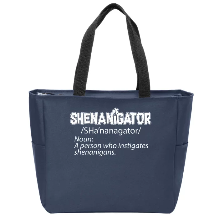 Shenanigator Funny St. Patrick's Day Zip Tote Bag