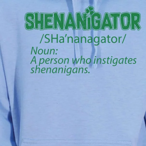 Shenanigator Funny St. Patrick's Day Unisex Surf Hoodie