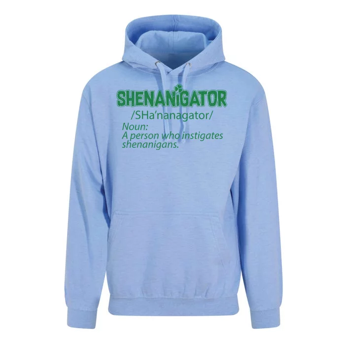 Shenanigator Funny St. Patrick's Day Unisex Surf Hoodie