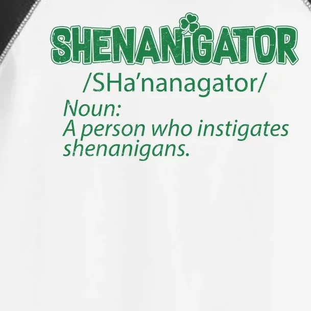 Shenanigator Funny St. Patrick's Day Toddler Fine Jersey T-Shirt