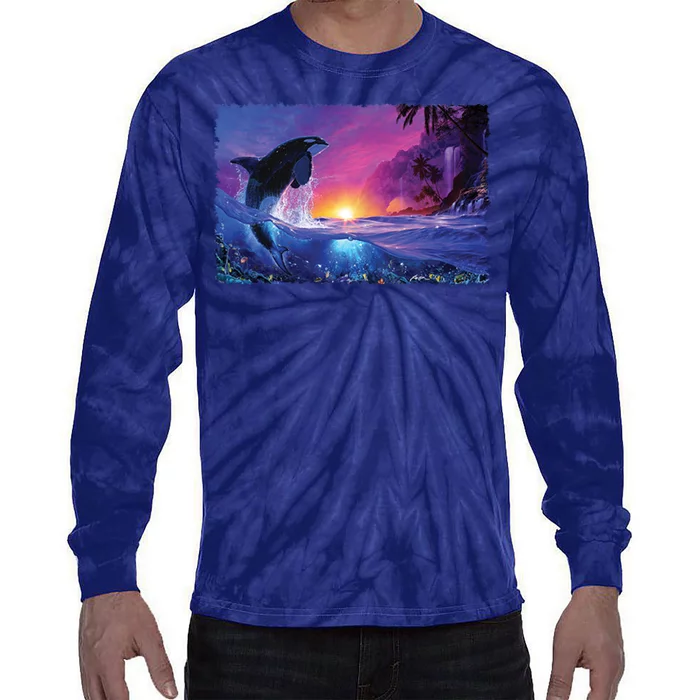 SHEPHERD OF THE SEA II Tie-Dye Long Sleeve Shirt