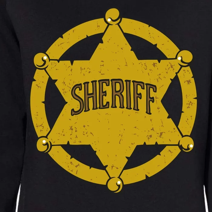 Sheriff Badge Womens California Wash Sweatshirt