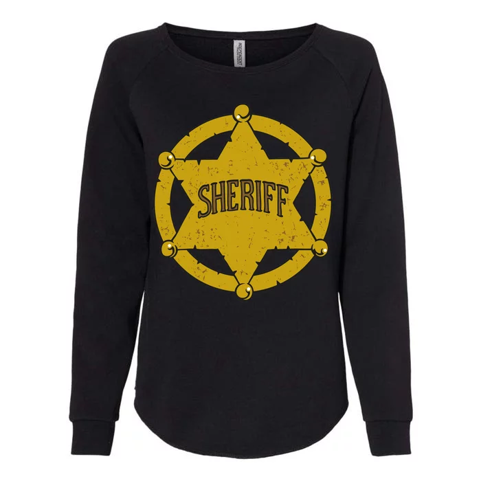 Sheriff Badge Womens California Wash Sweatshirt