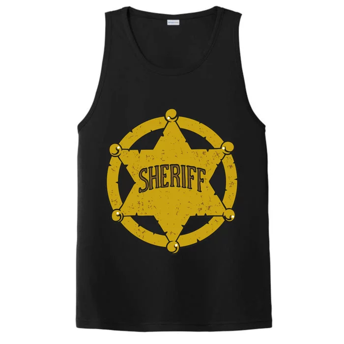 Sheriff Badge Performance Tank