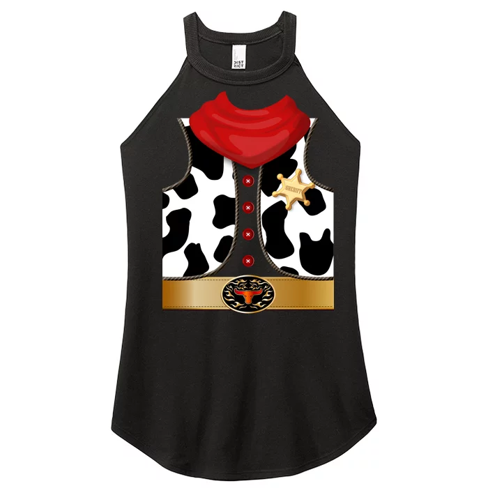 Sheriff Cowboy Costume Women’s Perfect Tri Rocker Tank