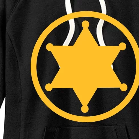 Sheriff Star Women's Fleece Hoodie