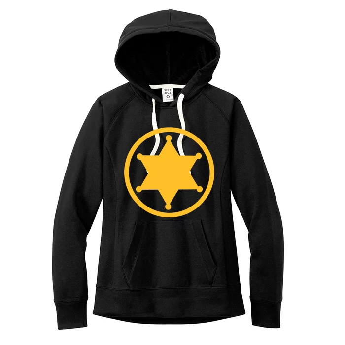 Sheriff Star Women's Fleece Hoodie