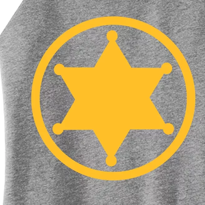 Sheriff Star Women’s Perfect Tri Rocker Tank