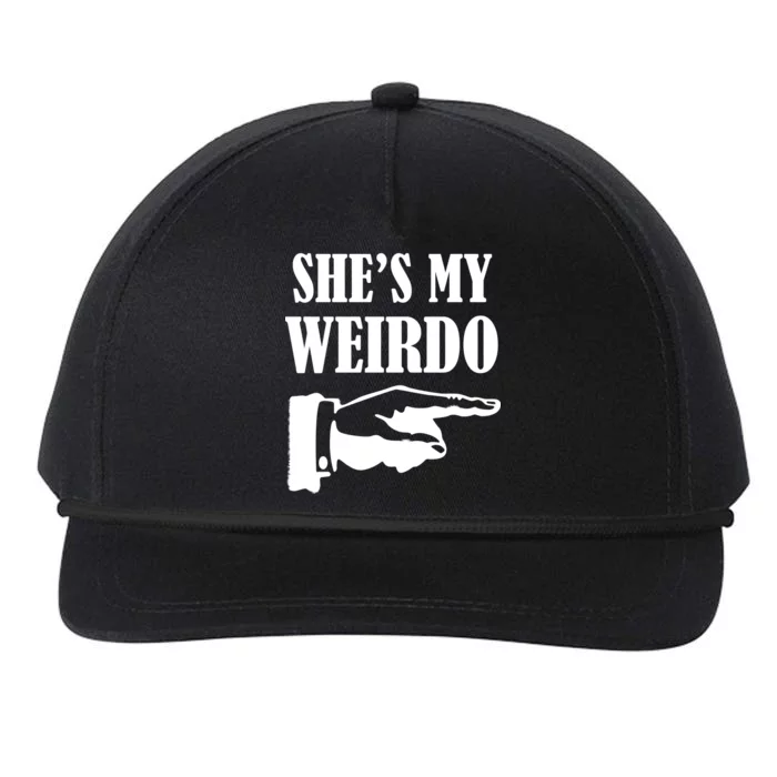 She's  My Weirdo Snapback Five-Panel Rope Hat