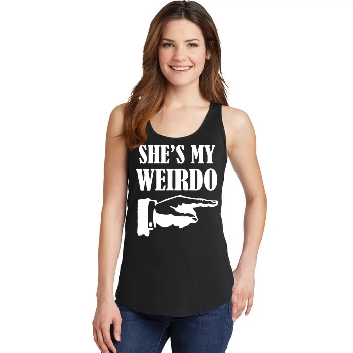 She's  My Weirdo Ladies Essential Tank