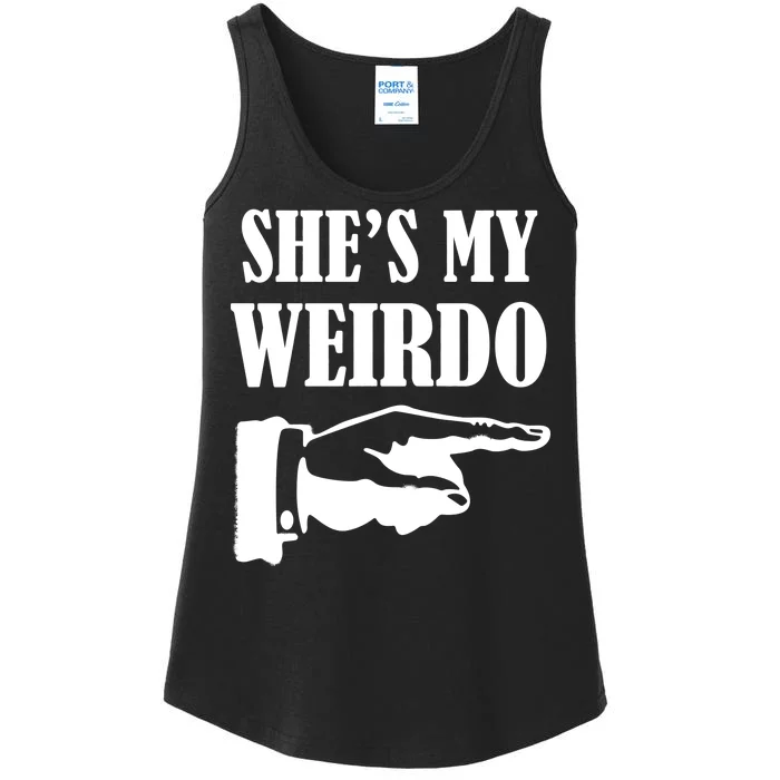 She's  My Weirdo Ladies Essential Tank