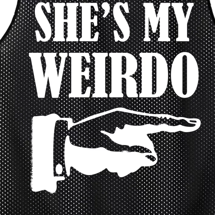 She's  My Weirdo Mesh Reversible Basketball Jersey Tank