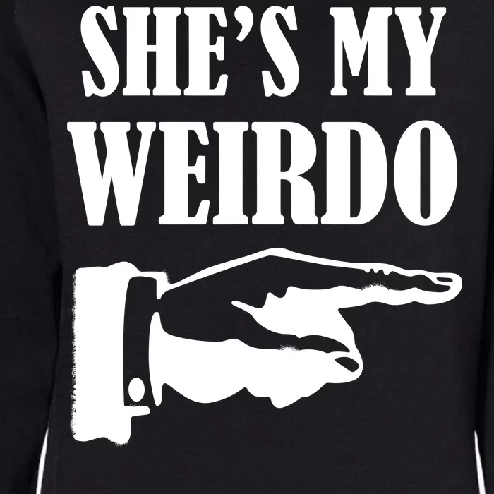 She's  My Weirdo Womens California Wash Sweatshirt