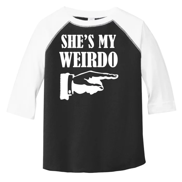 She's  My Weirdo Toddler Fine Jersey T-Shirt