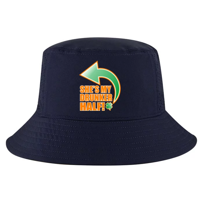 She's My Drunker Half Funny St. Patrick's Day Drinking Cool Comfort Performance Bucket Hat