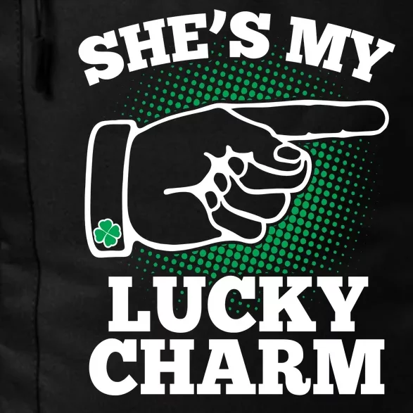 She's My Lucky Charm St Patrick's Day Matching Couples Daily Commute Backpack