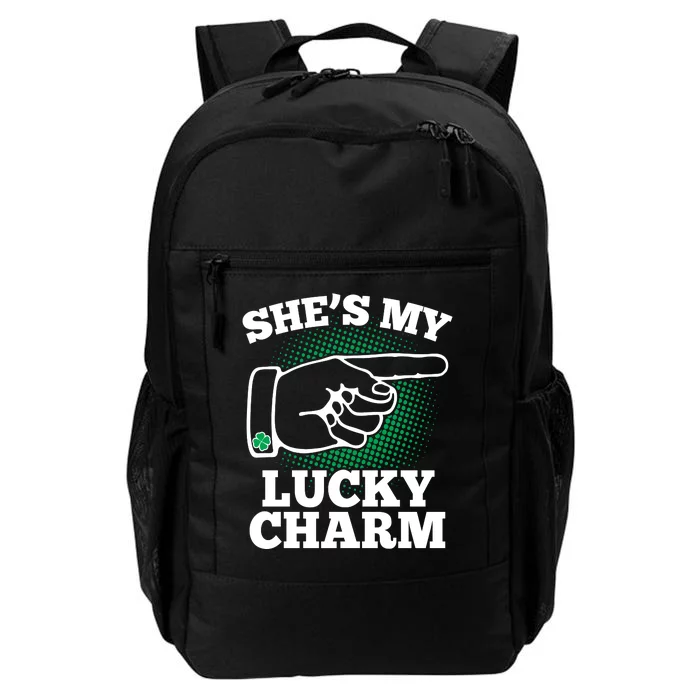 She's My Lucky Charm St Patrick's Day Matching Couples Daily Commute Backpack