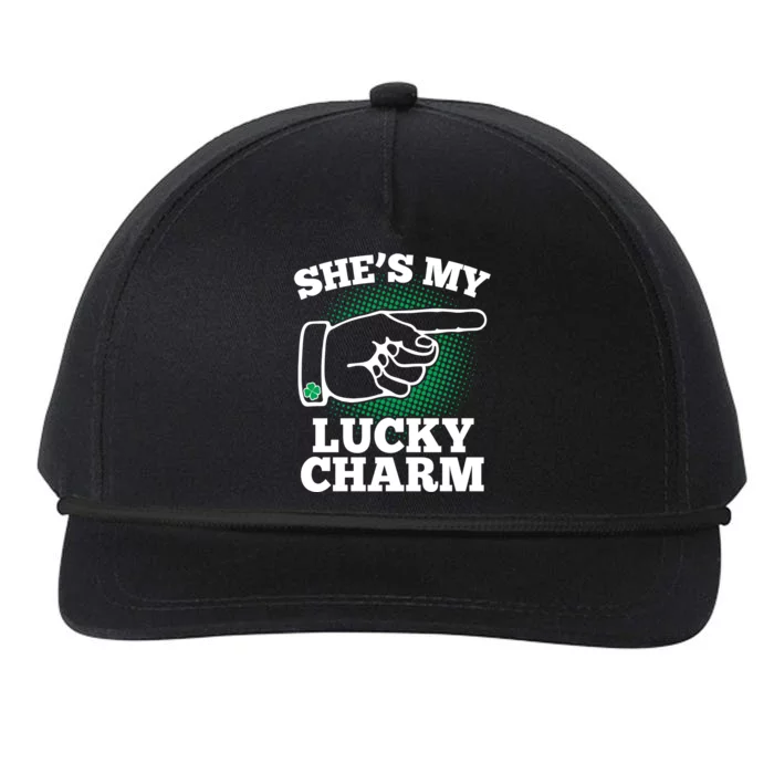 She's My Lucky Charm St Patrick's Day Matching Couples Snapback Five-Panel Rope Hat