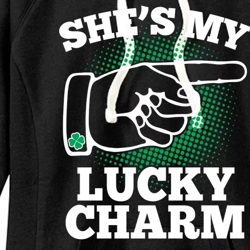 She's My Lucky Charm St Patrick's Day Matching Couples Women's Fleece Hoodie