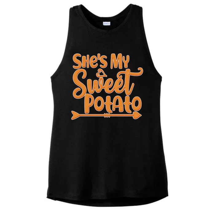 She's My Sweet Potato Ladies Tri-Blend Wicking Tank