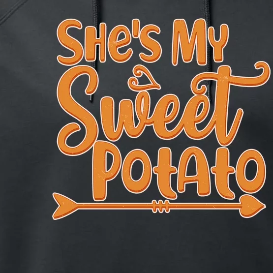 She's My Sweet Potato Performance Fleece Hoodie