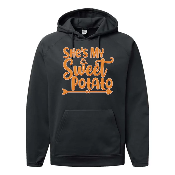 She's My Sweet Potato Performance Fleece Hoodie